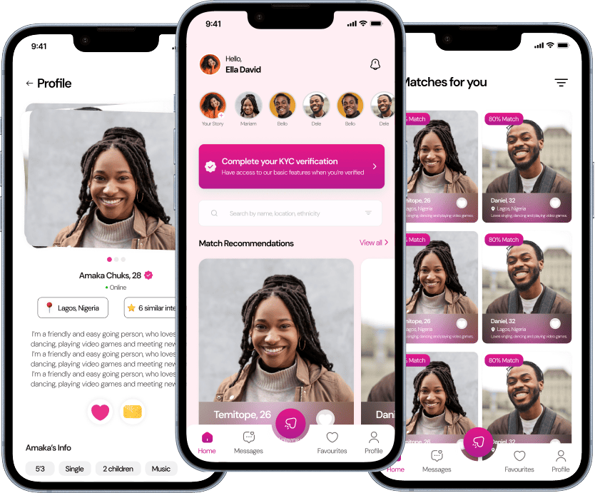 Mobile app mockup images